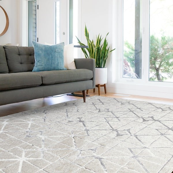Teppich in Silber-Rosa, 230 x 160 cm Aurora - Asiatic Carpets-image-1