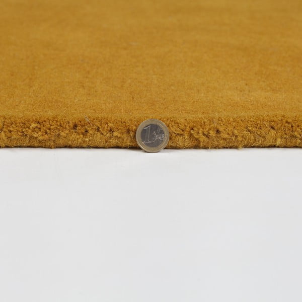 Gelb/beiger Wollteppich, 60 × 230 cm Collage - Flair Rugs-image-4