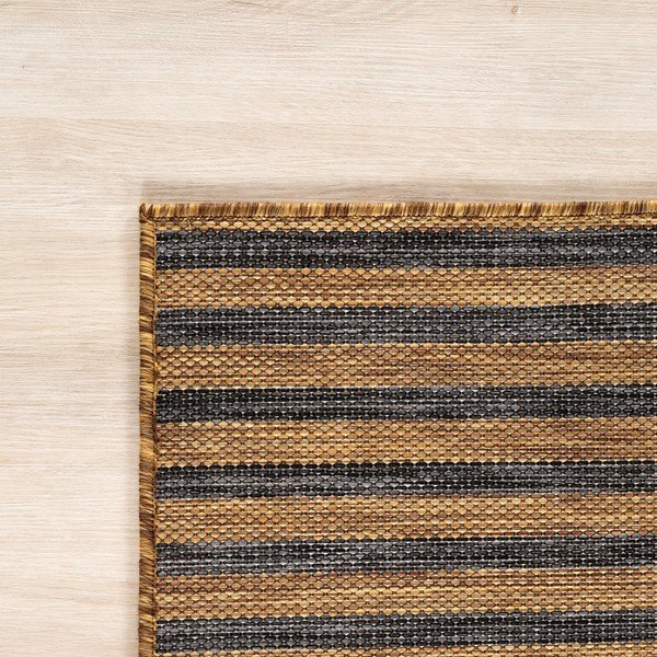 Schwarzer/brauner Teppich für drinnen und draußen, 160 × 230 cm Mira 1453 - Ayyildiz Carpets-image-2