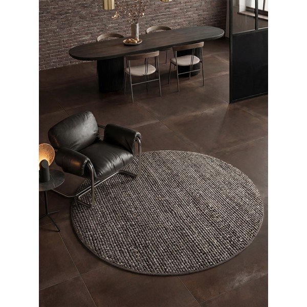 Dunkelgrauer Teppich ø 200 cm Wilma – Villeroy&Boch-image-1