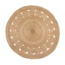 Beige/naturfarben, handgewebter runder Jute-Teppich, Ø 150 cm Arya - Flair Rugs