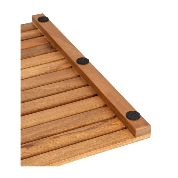 Badezimmervorleger aus Holz in Naturfarbe, 40 x 60 cm Acacia - Wenko-image-2