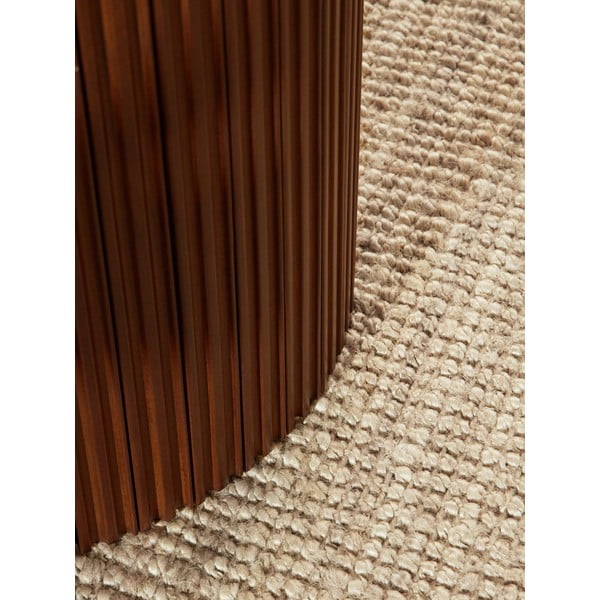 Cremefarbener, runder Jute-Teppich, Durchmesser 200 cm Bouclé Jaipur - Hanse Home-image-3