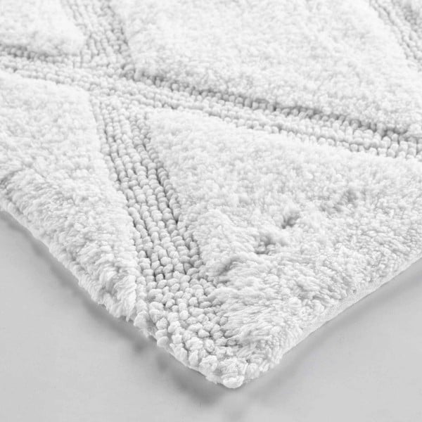 Weiße Badezimmermatte, 50 x 80 cm Thais - douceur d'intérieur-image-3