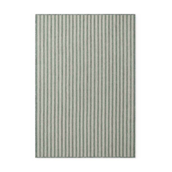 Grüner/cremefarbener Teppich für den Innen- und Außenbereich, 160 × 230 cm Haringey Linley - Ted Baker