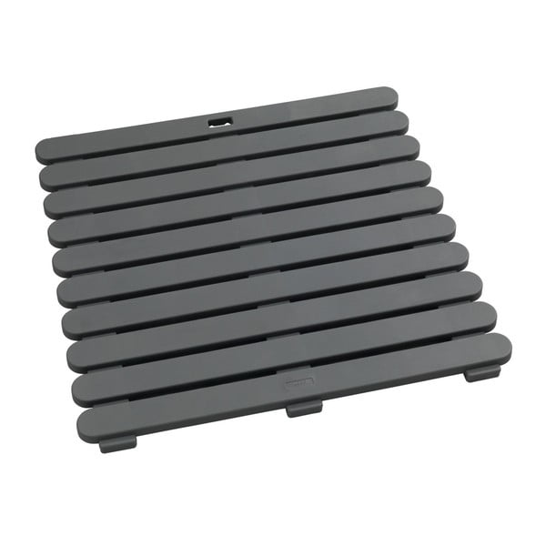 Dunkelgraue Badematte 55x55 cm – Wenko-image-3