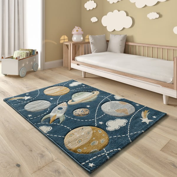 Blauer Teppich 120 x 170 cm Balloon - Universal-image-1