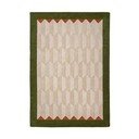Grüner/naturfarbener, handgewebter Wollteppich, 200 × 290 cm Apex Border Wool - Flair Rugs