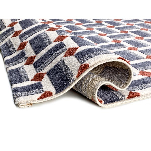 Blauer Teppich 133 × 190 cm Amara - Universal-image-4
