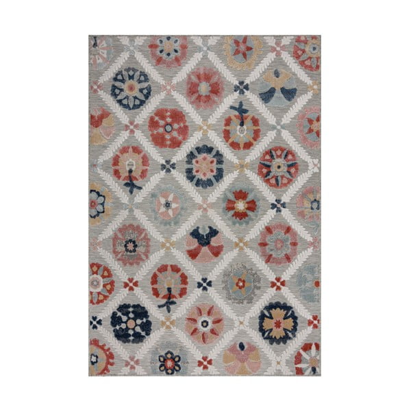 Grauer Outdoor-Teppich 160 × 230 cm Flora - Flair Rugs