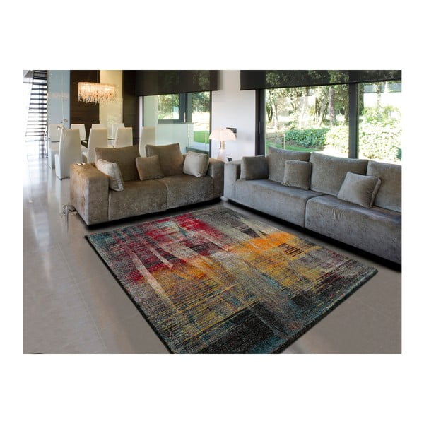 Schwarzer Teppich 60x120 cm Bianca Abstract – Universal-image-1