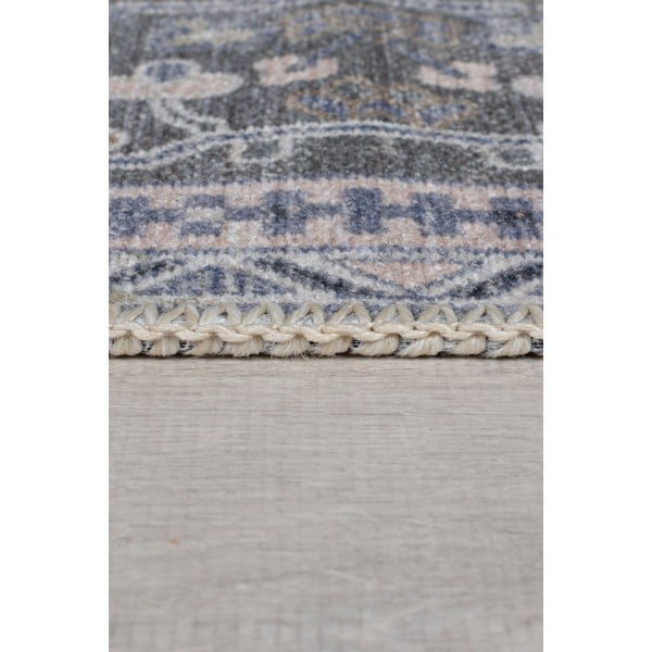 Grüner, waschbarer Läufer mit einem Anteil an recycelten Fasern, 60 x 230 cm Windsor - Flair Rugs-image-4