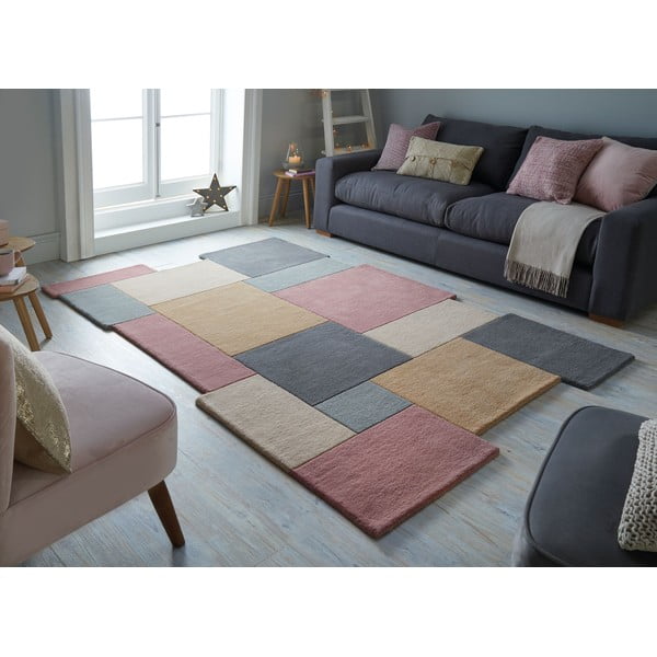 Wollteppich 200 × 290 cm Collage - Flair Rugs-image-1