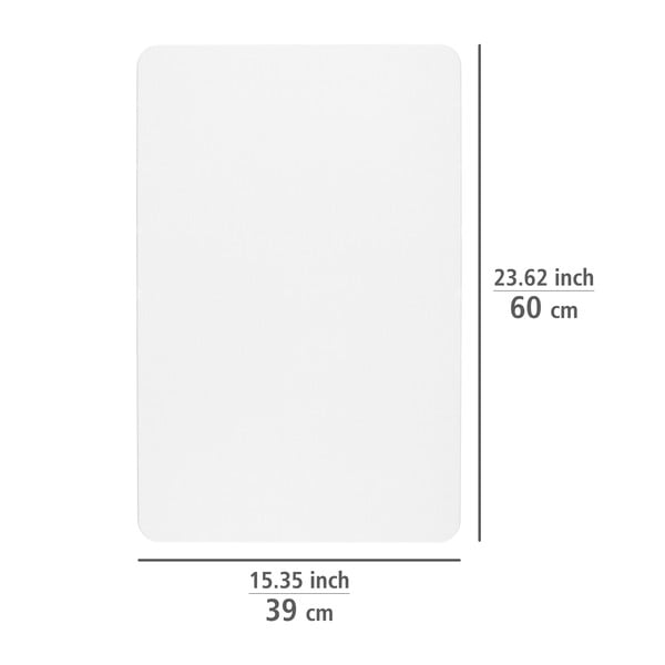 Weißer Badezimmerteppich aus Kieselgur, 39 × 60 cm Simi - Wenko-image-4