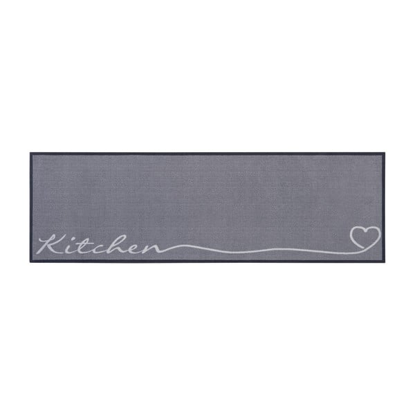 Grauer, waschbarer Läufer, 50 x 150 cm Cook & Clean - Hanse Home