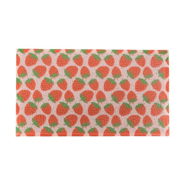 PVC-Fußmatte 40 x 70 cm Pink Strawberry - Artsy Doormats