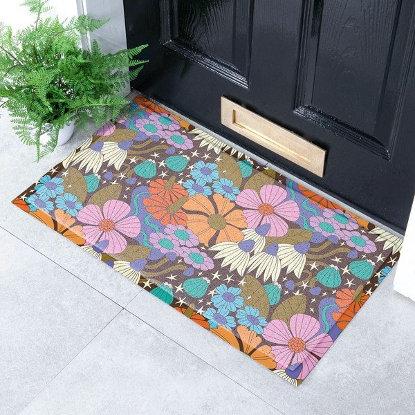 Fußmatte recycelter Kunststoff 40x70 cm Elizabeth Olwen  – Artsy Doormats-image-2