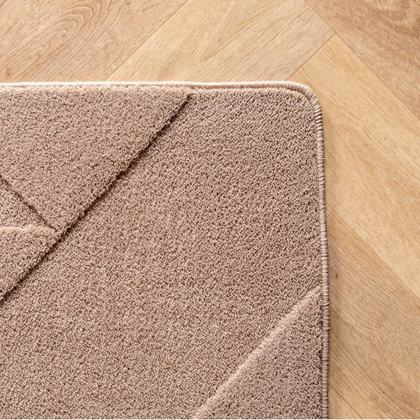 Hellbrauner, waschbarer Teppich, 80 x 150 cm Pompei 1613 - Ayyildiz Carpets-image-4