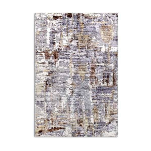 Grauer Teppich 200 × 290 cm Malard Copper Gold - Elle Decoration