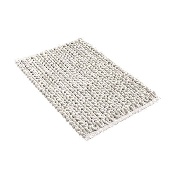 Cremefarbene Badezimmermatte, 50 x 80 cm Ariel - douceur d'intérieur-image-4