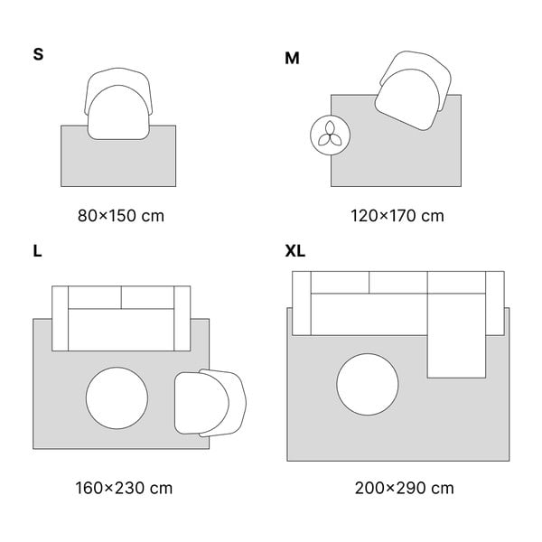 Cremefarbener Teppich für den Innen- und Außenbereich, 200 × 290 cm Samara - Universal-image-4