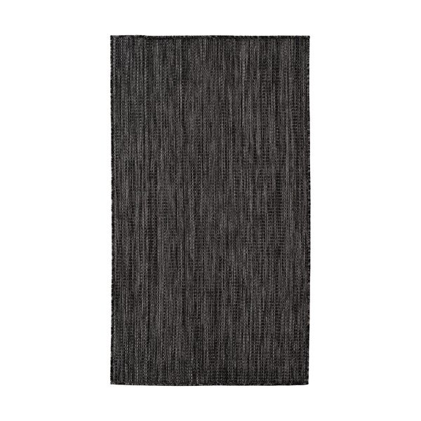 Schwarzer Teppich für drinnen und draußen, 80 × 150 cm Mira 1450 - Ayyildiz Carpets