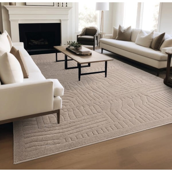 Beiger Teppich, 200 × 290 cm Valley - Asiatic Carpets-image-1