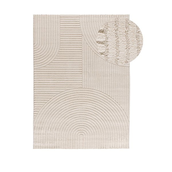 Cremefarbener Teppich 160 x 230 cm Verona - Universal