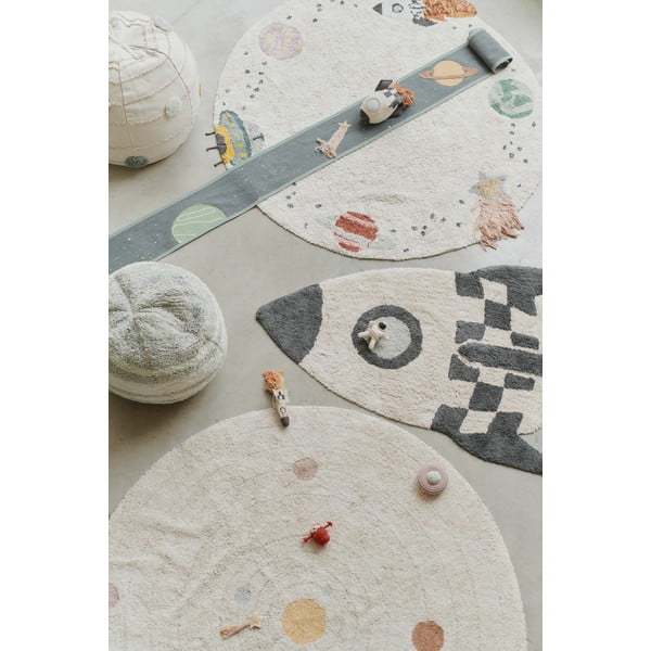 Spielteppich aus Baumwolle für Kinder, 85 x 135 cm Rocket - Lorena Canals-image-3