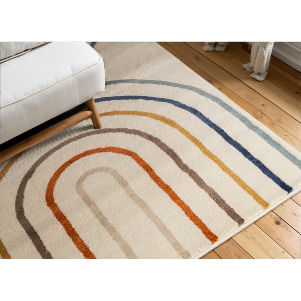 Cremefarbener Kinderteppich, 160 × 235 cm Double Rainbow - Hanse Home-image-1