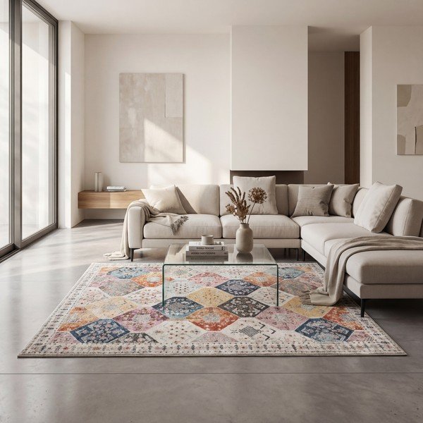 Teppich 160 × 230 cm Mirva Multi - Universal-image-1
