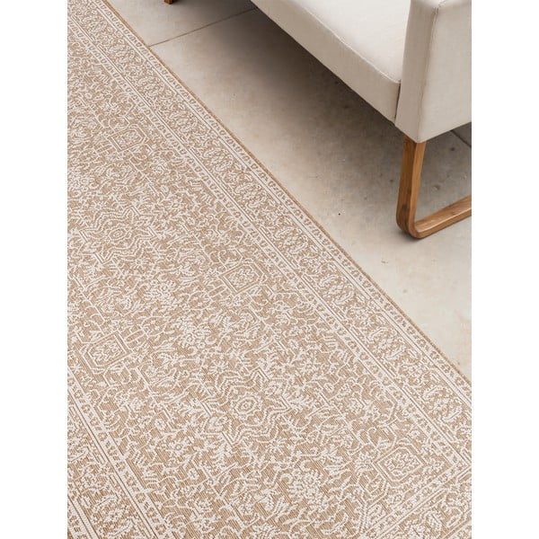 Laufmatte für drinnen und draußen in den Farben Beige und Elfenbein, 80 x 250 cm Duet Kona - Hanse Home-image-4