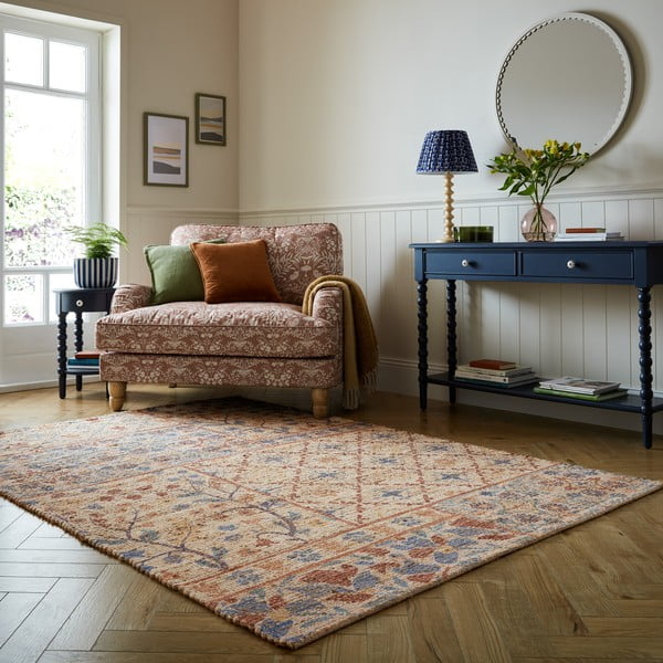 Handgewebter Teppich mit Juteanteil in Naturfarbe, 200 × 290 cm Taylor Patchwork - Flair Rugs-image-1