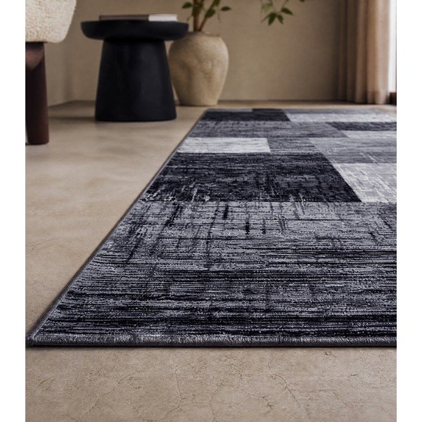 Grauer Läufer 80 × 300 cm Plus - Ayyildiz Carpets-image-1