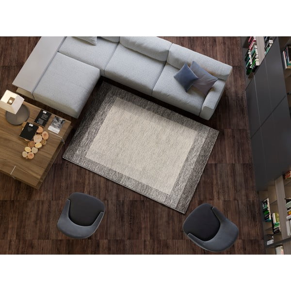 Grauer Teppich 80 x 150 cm Delta - Universal-image-1