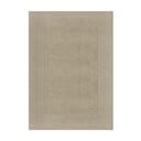 Beiger, handgewebter Wollteppich, 240 × 340 cm Textured Wool Border - Flair Rugs