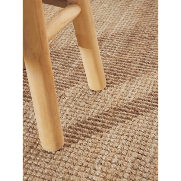 Runder Jute-Teppich in Naturfarbe, Ø 200 cm Bouclé Jaipur - Hanse Home-image-4