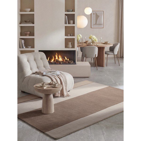 Brauner/cremefarbener Teppich 160x230 cm Karola – Villeroy&Boch-image-1