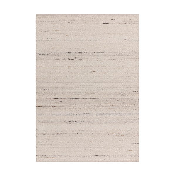Doppelseitiger, handgewebter Teppich aus Elfenbein mit Wollanteil, 200 × 290 cm Birkdale Ivory - Asiatic Carpets