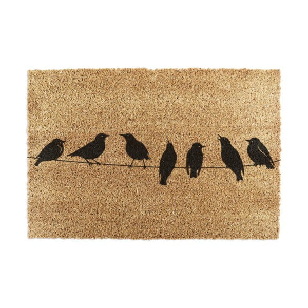 Fußmatte aus Kokosfasern, 60 x 90 cm Birds On a Wire - Artsy Doormats