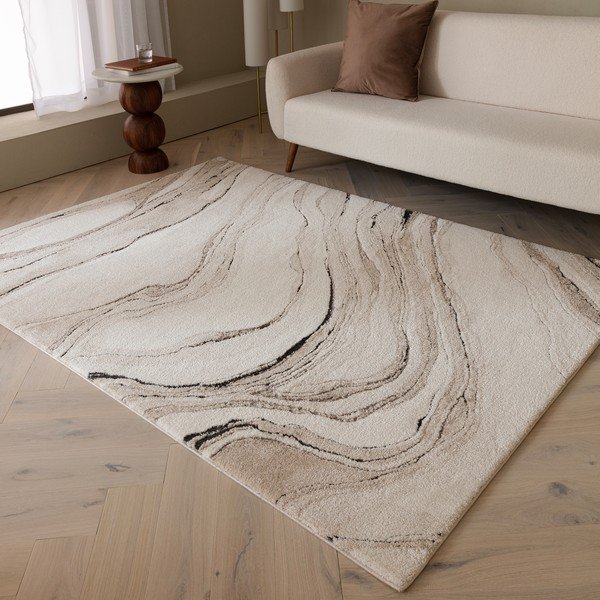 Beiger Teppich 80 × 150 cm Mirage Quartz - Asiatic Carpets-image-1