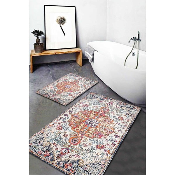 Badezimmervorleger im 2er-Set, 60 x 100 cm - Mila Home-image-1
