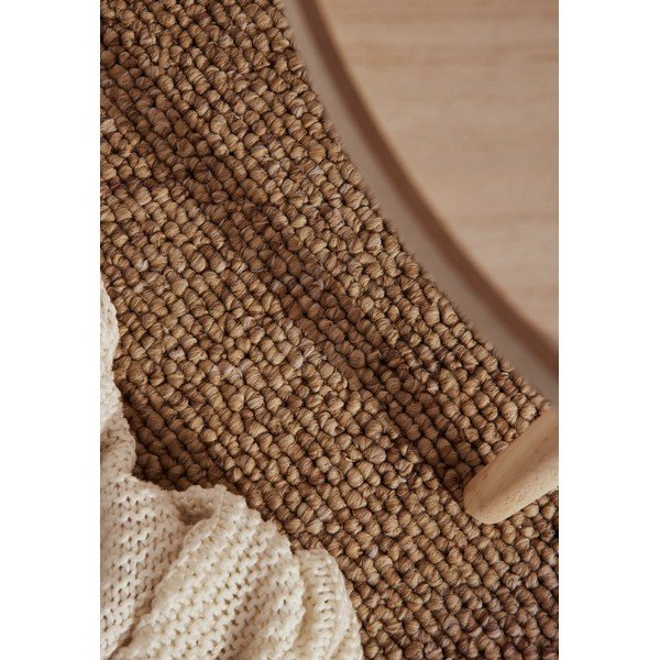 Hellbrauner, waschbarer Teppich, 160 × 230 cm Rocco Caramel - Elle Decoration-image-3