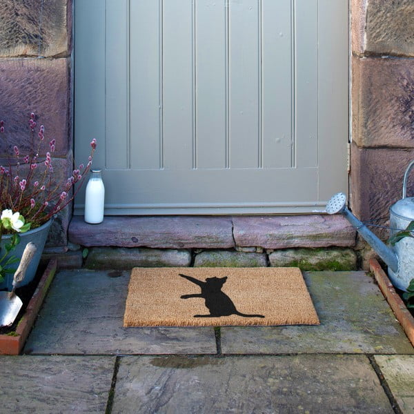 Fußmatte aus Kokosfasern, 40 × 60 cm Cat - Artsy Doormats-image-4