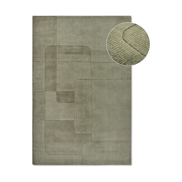 Grüner, handgewebter Wollteppich, 120 × 170 cm Charlotte - Villeroy&Boch