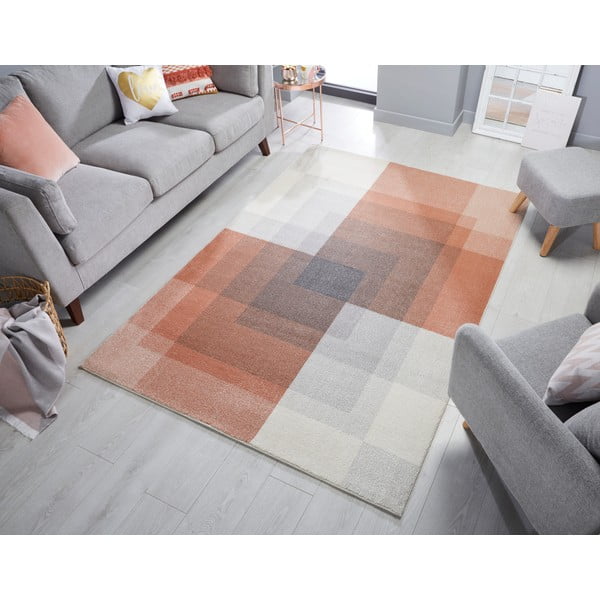 Rosa/grauer Teppich 120x170 cm Plaza – Flair Rugs-image-1