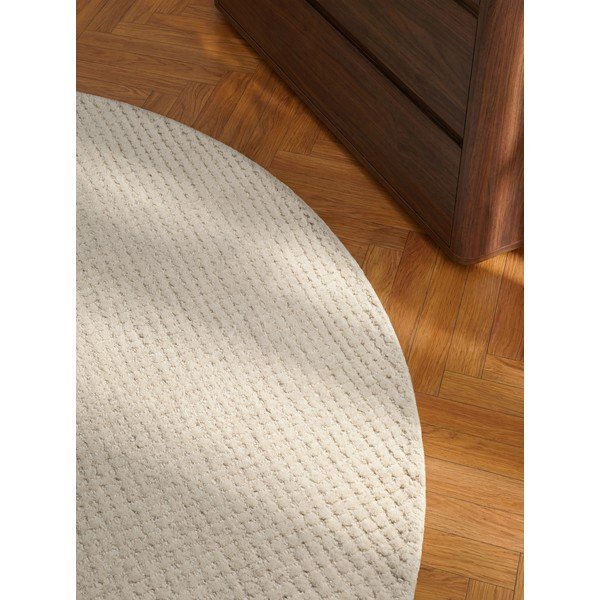 Cremefarbener Teppich ø 200 cm Eloise – Hanse Home-image-2