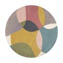 Handgewebter runder Wollteppich, Ø 160 cm Glow Multi - Flair Rugs