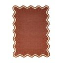 Handgewebter Teppich mit Wollanteil in Terrakotta-Farbe, 200 × 290 cm Rivo Wool - Flair Rugs
