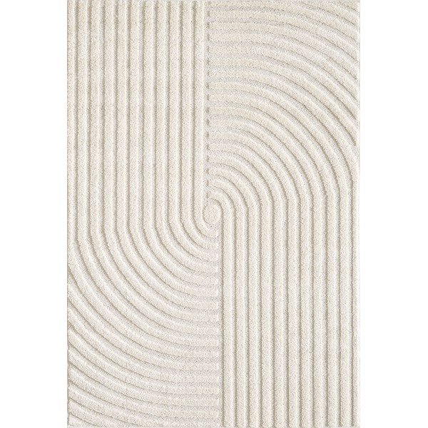 Cremefarbener Teppich 120 × 170 cm Serenity - ESTE
